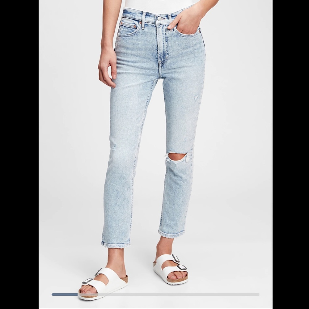 Gap Jeans, Size 24/00, light wash, High rise